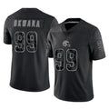 My Store C.Browns #99 Julian Okwara Player Black Reflective Home Game Stitched Jerseys