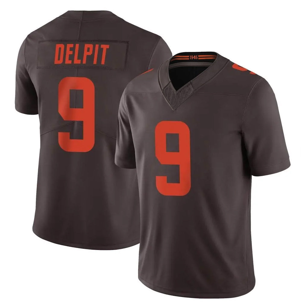 My Store C.Browns #9 Grant Delpit Player Brown Limited Vapor F.U.S.E. Alternate Game Stitched Jerseys