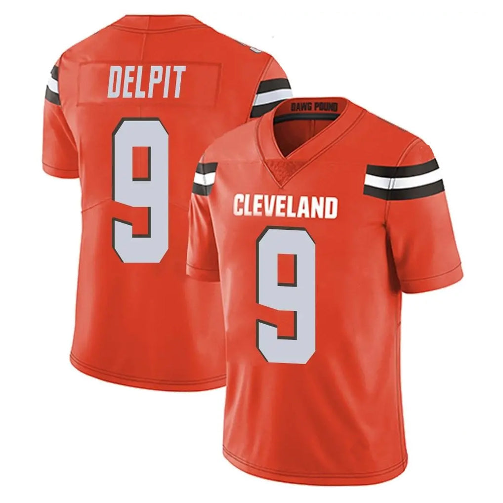 My Store C.Browns #9 Grant Delpit Player Orange Alternate Vapor Untouchable Limited Home Game Stitched Jerseys