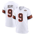 My Store C.Browns #9 Grant Delpit Player White Alternate Home Game Stitched Jerseys
