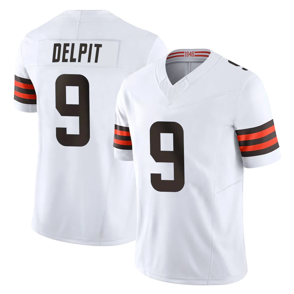 My Store C.Browns #9 Grant Delpit Player White Vapor F.U.S.E. Limited Home Game Stitched Jerseys