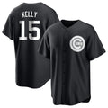 My Store C.Cubs #15 Carson Kelly Player Black Game Stitched Jerseys