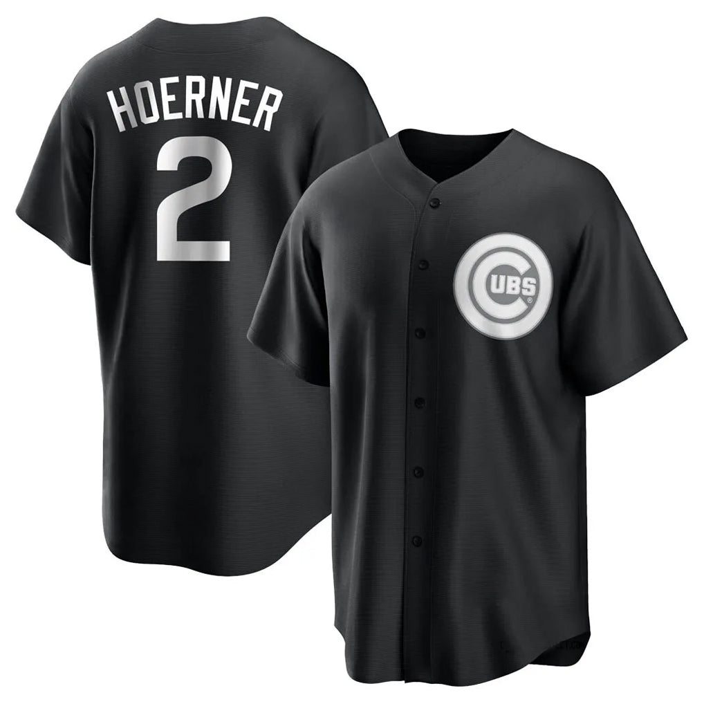 My Store C.Cubs #2 Nico Hoerner Player Black Game Stitched Jerseys