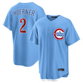 My Store C.Cubs #2 Nico Hoerner Player Light Blue Home Game Stitched Jerseys
