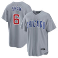 My Store C.Cubs #6 Matt Shaw Player Gray Home Game Stitched Jerseys