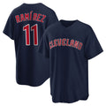 My Store C.Guardians #11 Jose Ramirez Player Navy Game Home Stitched Jerseys