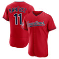My Store C.Guardians #11 Jose Ramirez Player Red Limited Elite Home Stitched Jerseys