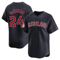My Store C.Guardians #24 Triston McKenzie Player Navy Limited Home Game Stitched Jerseys