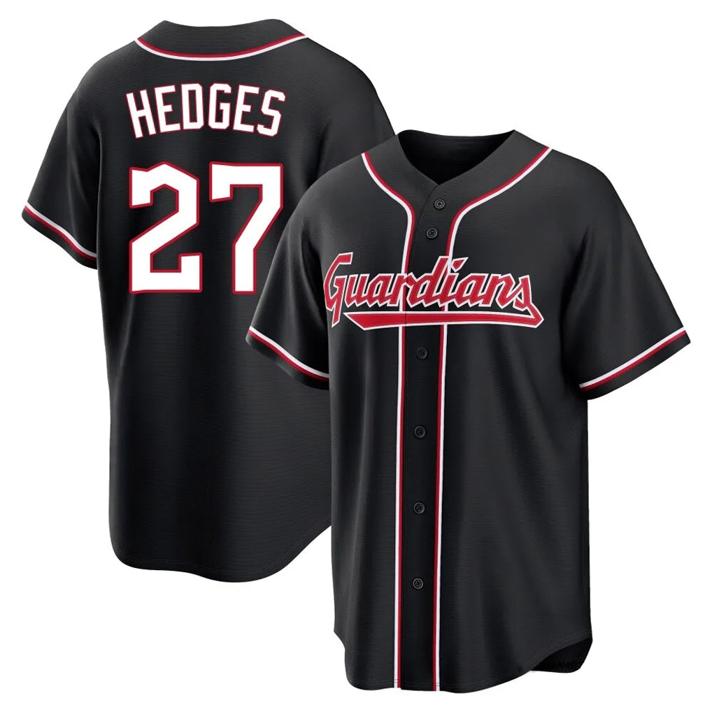 My Store C.Guardians #27 Austin Hedges Player Black Fashion Out Home Game Stitched Jerseys