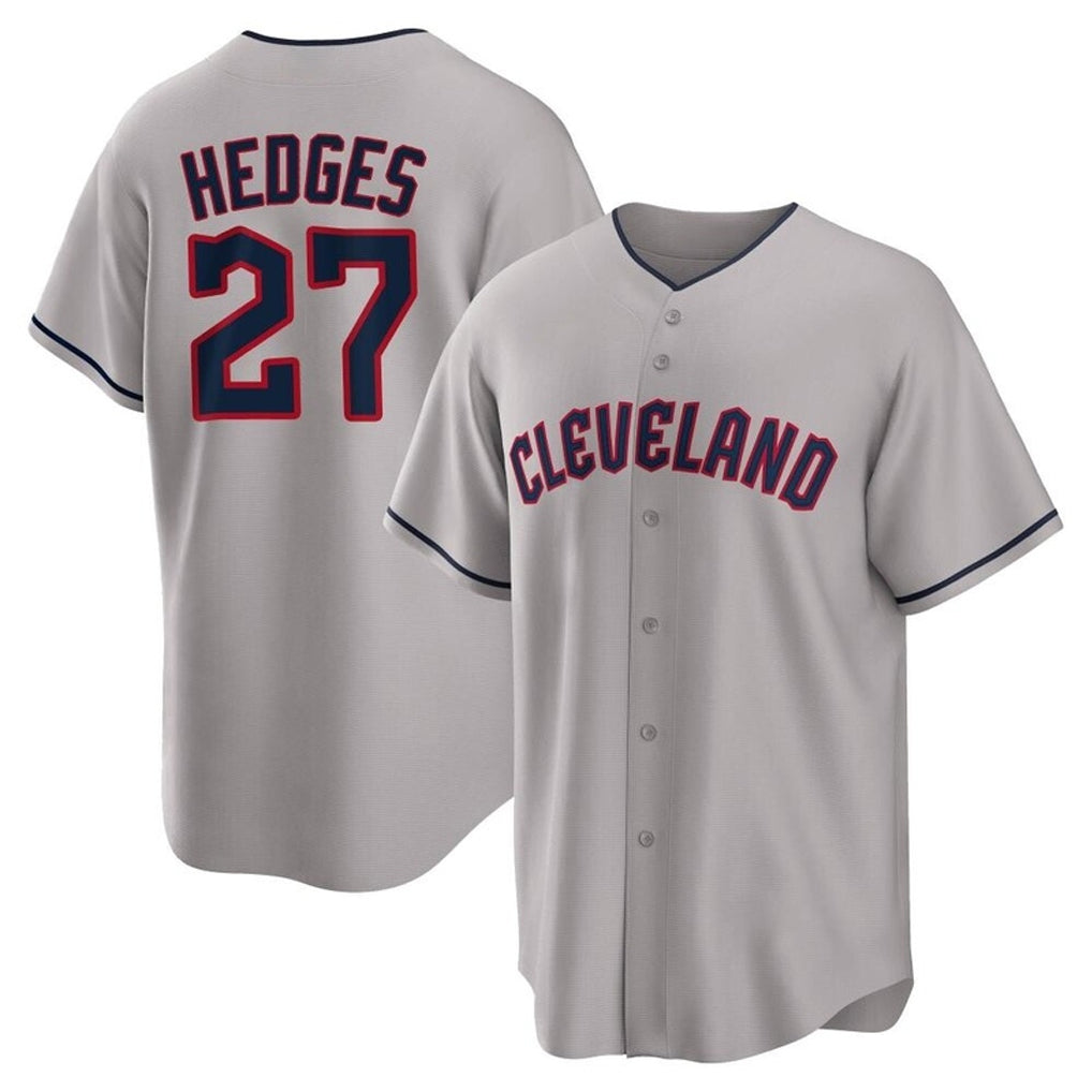 My Store C.Guardians #27 Austin Hedges Player Gray Game Home Stitched Jerseys