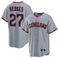 My Store C.Guardians #27 Austin Hedges Player Gray Home Game Stitched Jerseys