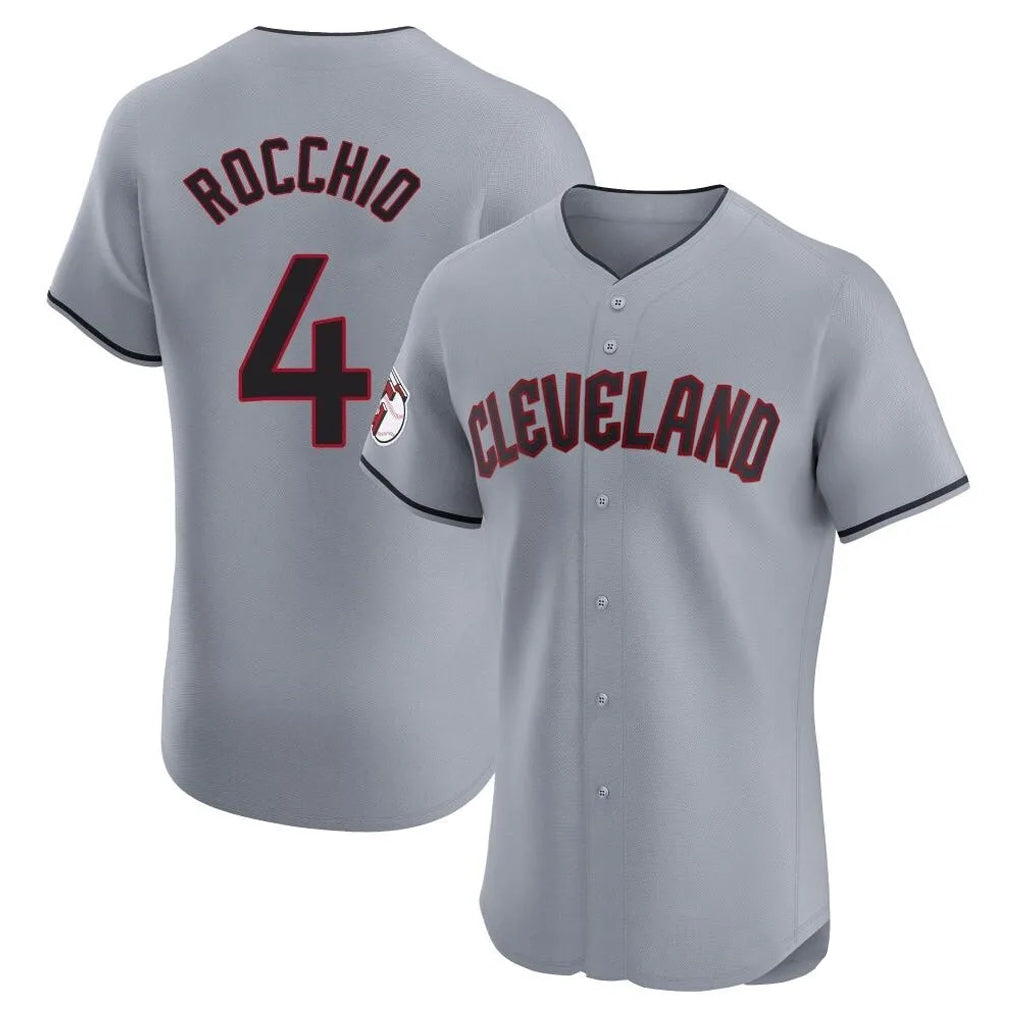 My Store C.Guardians #4 Brayan Rocchio Player Gray Road Limited Elite Home Stitched Jerseys