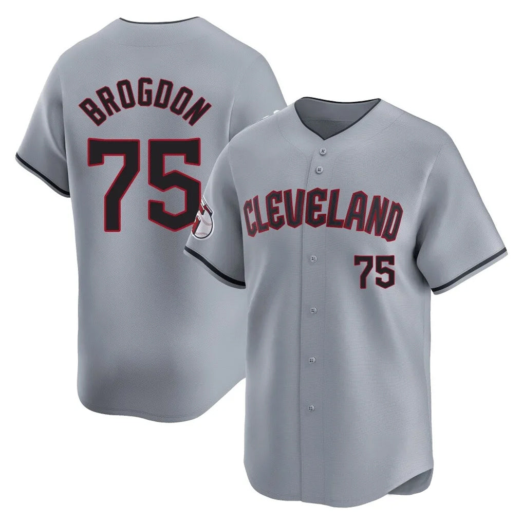 My Store C.Guardians #75 Connor Brogdon Player Gray Road Limited Home Stitched Jerseys