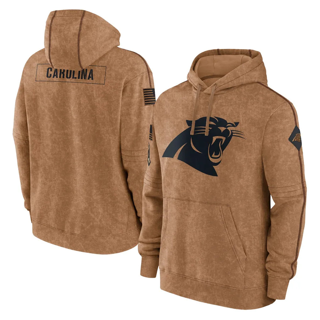 My Store C.Panthers Brown Salute to Service Hoodies Limited Blank Player Stitched Jerseys