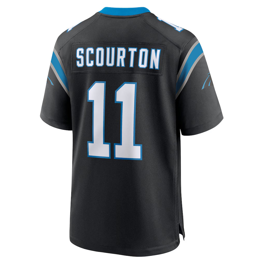My Store C.Panthers #11 Nic Scourton Player Black Home Game Stitched Jerseys