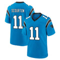 My Store C.Panthers #11 Nic Scourton Player Blue Home Game Stitched Jerseys