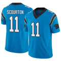 My Store C.Panthers #11 Nic Scourton Player Blue Limited Vapor F.U.S.E. Home Game Jerseys
