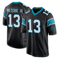 My Store C.Panthers #13 John Metchie III Player Black Home Game Stitched Jerseys