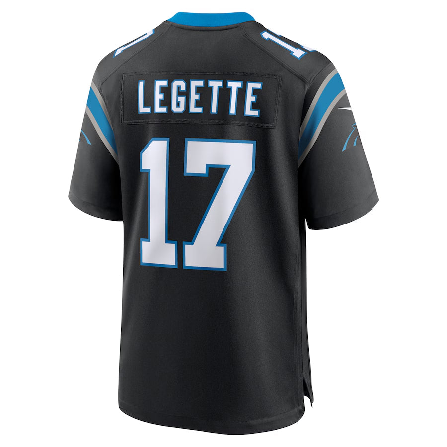 My Store C.Panthers #17 Xavier Legette Player Black Home Game Stitched Jerseys