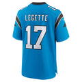 My Store C.Panthers #17 Xavier Legette Player Blue Home Game Stitched Jerseys