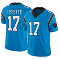 My Store C.Panthers #17 Xavier Legette Player Blue Vapor F.U.S.E. Limited Stitched Jerseys
