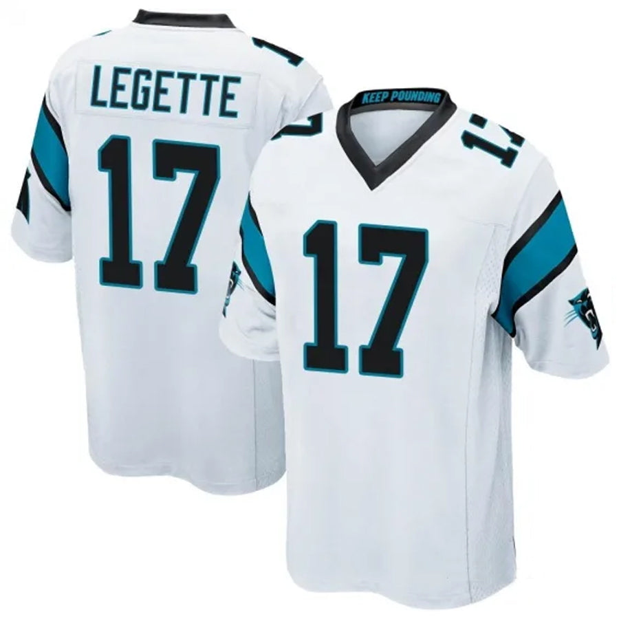 My Store C.Panthers #17 Xavier Legette Player White Home Game Stitched Jerseys