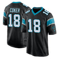 My Store C.Panthers #18 Jalen Coker Player Black Game Stitched Jerseys