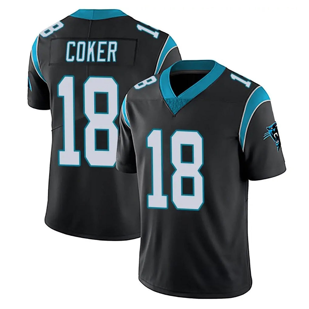 My Store C.Panthers #18 Jalen Coker Player Black Vapor Untouchable Limited Game Stitched Jerseys