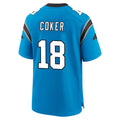 My Store C.Panthers #18 Jalen Coker Player Blue Home Game Stitched Jerseys