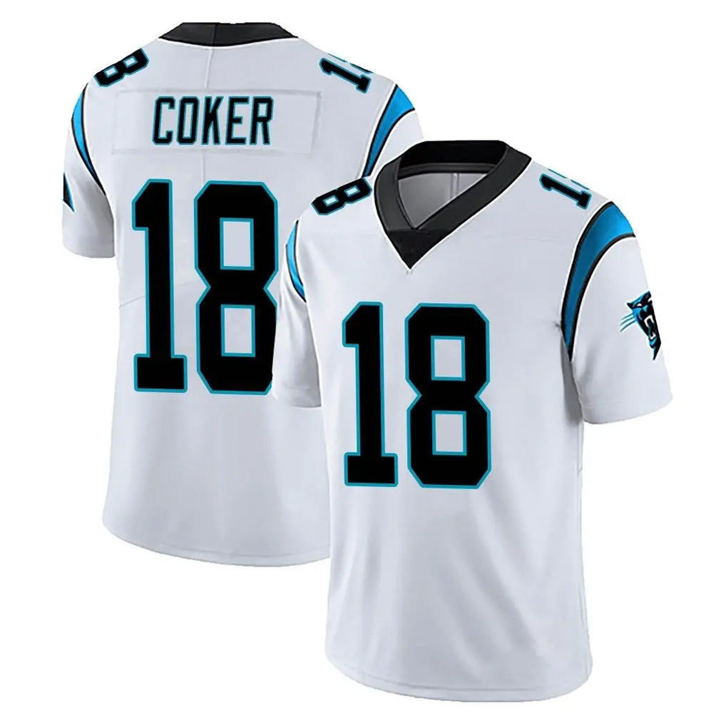 My Store C.Panthers #18 Jalen Coker Player White Vapor Untouchable Limited Game Stitched Jerseys