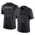 My Store C.Panthers #25 Jonathon Brooks Player Black Limited Reflective Game Stitched Jerseys