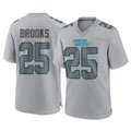 My Store C.Panthers #25 Jonathon Brooks Player Gray Atmosphere Fashion Game Stitched Jerseys