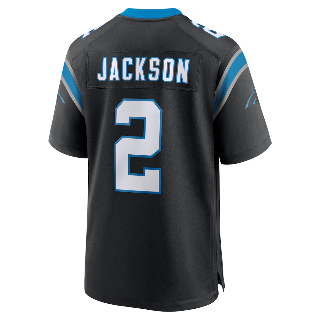 My Store C.Panthers #2 Mike Jackson Player Black Home Game Stitched Jerseys