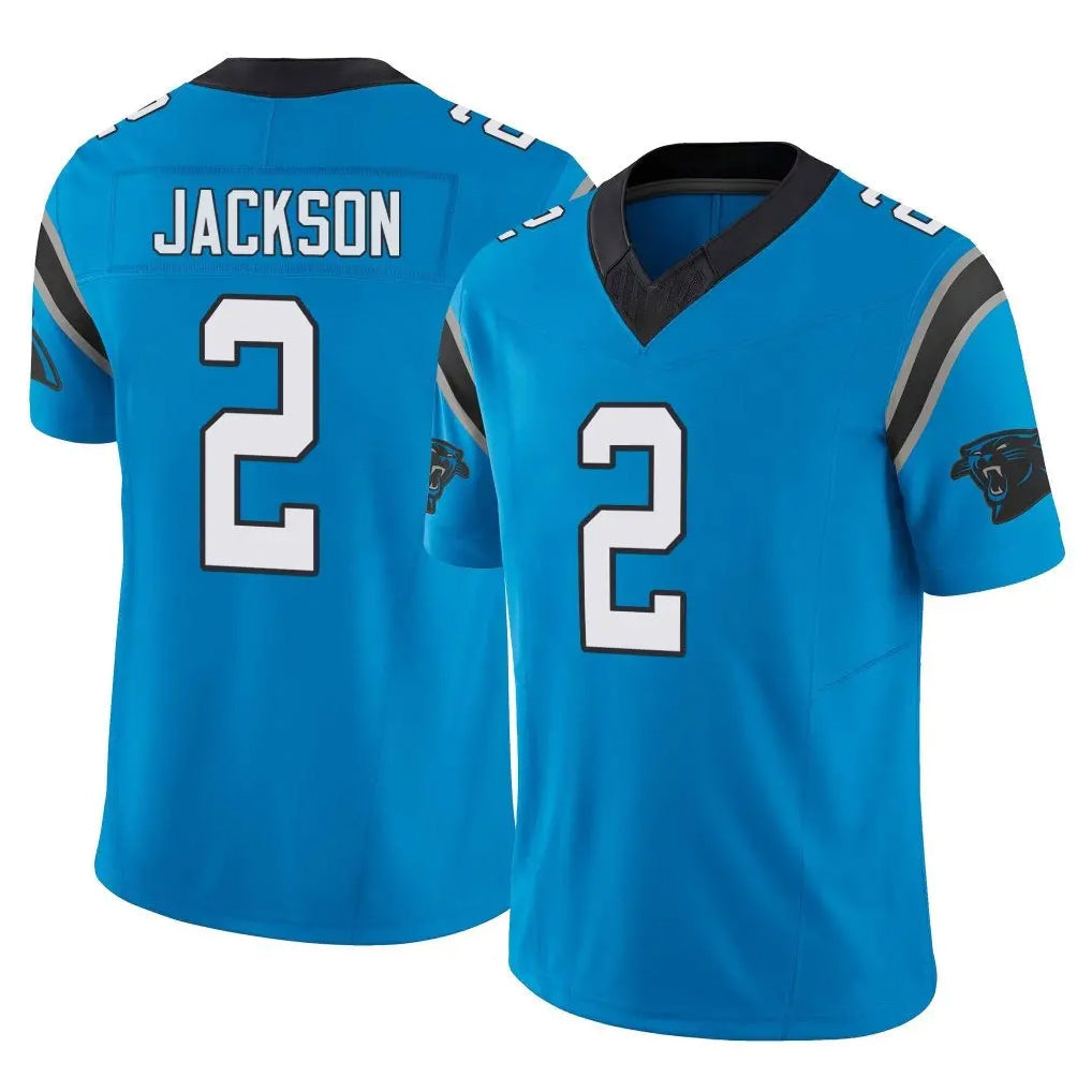 My Store C.Panthers #2 Mike Jackson Player Blue Vapor F.U.S.E. Limited Home Game Stitched Jerseys