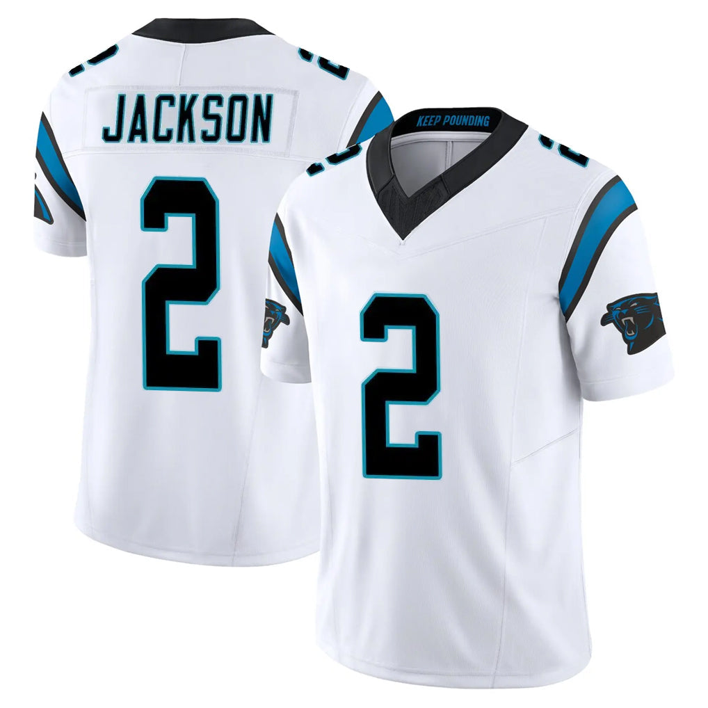 My Store C.Panthers #2 Mike Jackson Player White Vapor F.U.S.E. Limited Home Game Stitched Jerseys
