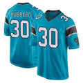My Store C.Panthers #30 Chuba Hubbard Player Blue Game Stitched Jerseys