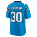 My Store C.Panthers #30 Chuba Hubbard Player Blue Home Game Stitched Jerseys