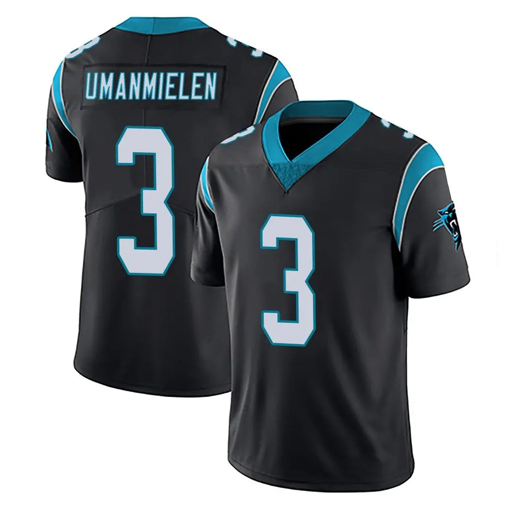 My Store C.Panthers #3 Princely Umanmielen Player Black Vapor Untouchable Limited Game Stitched Jerseys