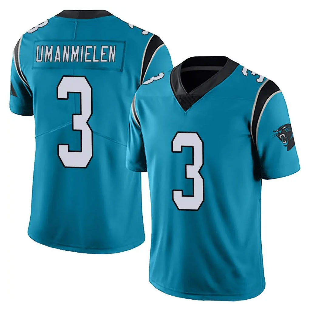 My Store C.Panthers #3 Princely Umanmielen Player Blue Vapor Untouchable Limited Game Stitched Jerseys