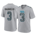 My Store C.Panthers #3 Princely Umanmielen Player Gray Atmosphere Fashion Game Stitched Jerseys