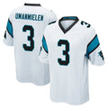 My Store C.Panthers #3 Princely Umanmielen Player White Game Stitched Jerseys