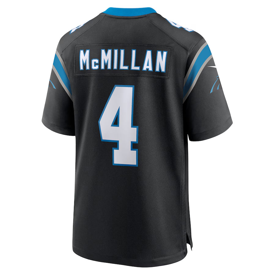 My Store C.Panthers #4 Tetairoa McMillan Player Black Game Stitched Jerseys