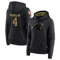 My Store C.Panthers #4 Tetairoa McMillan Player Black Salute to Service Hoodies Stitched Jerseys