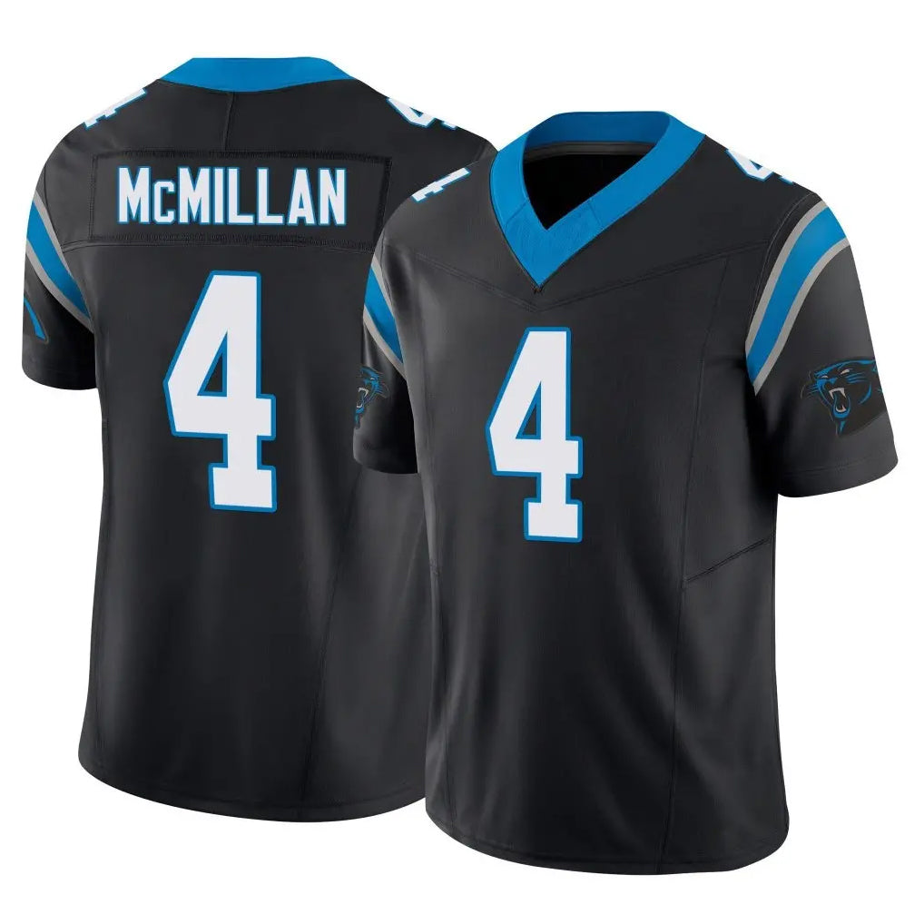 My Store C.Panthers #4 Tetairoa McMillan Player Black Vapor F.U.S.E. Limited Home Game Stitched Jerseys