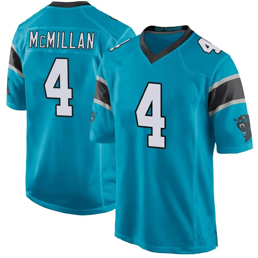My Store C.Panthers #4 Tetairoa McMillan Player Blue Game Stitched Jerseys