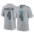 My Store C.Panthers #4 Tetairoa McMillan Player Gray Atmosphere Fashion Game Stitched Jerseys