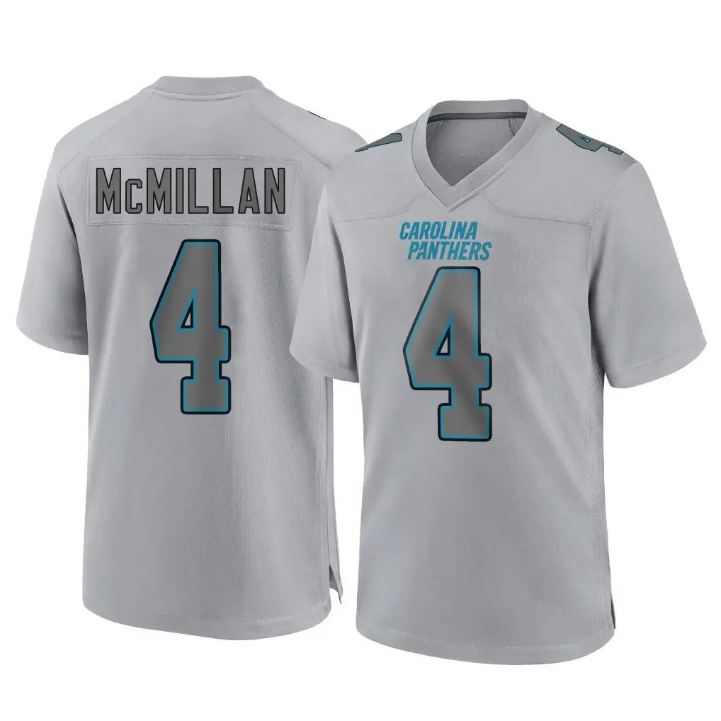 My Store C.Panthers #4 Tetairoa McMillan Player Gray Atmosphere Fashion Game Stitched Jerseys