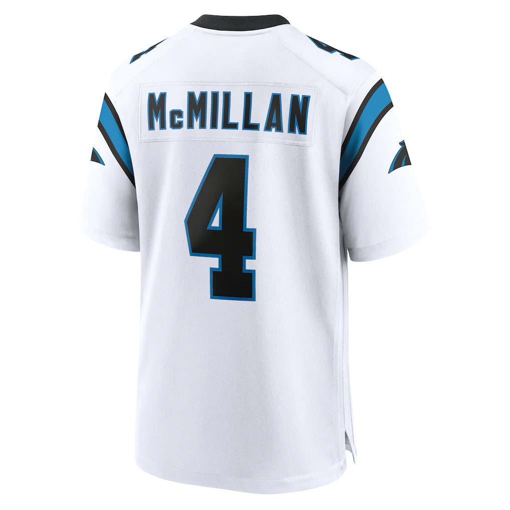 My Store C.Panthers #4 Tetairoa McMillan Player White Home Game Stitched Jerseys