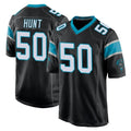My Store C.Panthers #50 Robert Hunt Player Black Game Stitched Jerseys