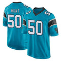 My Store C.Panthers #50 Robert Hunt Player Blue Game Stitched Jerseys